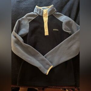 Columbia Blue Fleece Quarter Zip